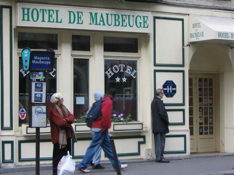 Hôtel Maubeuge Gare du Nord Paris Exterior foto
