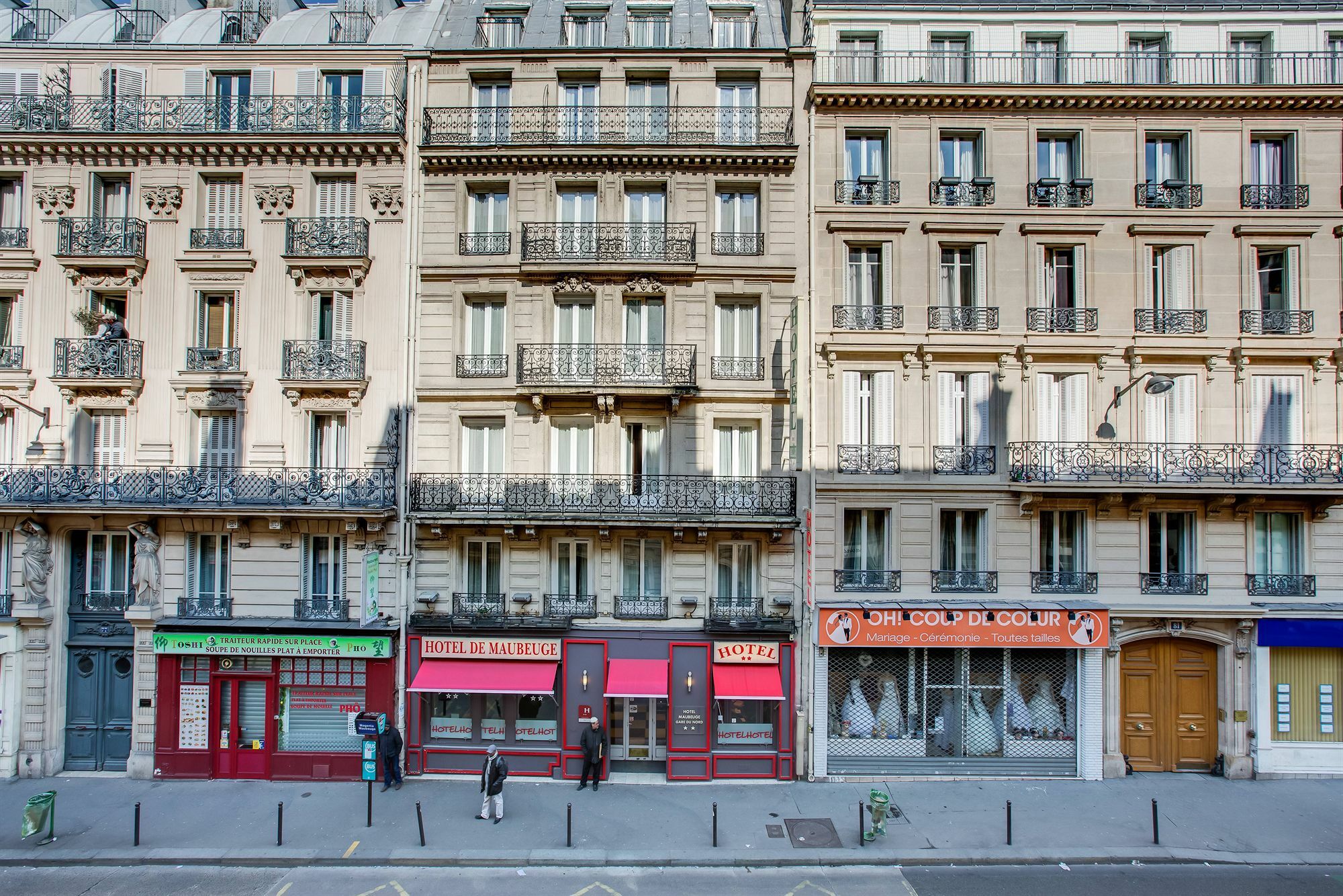 Hôtel Maubeuge Gare du Nord Paris Exterior foto